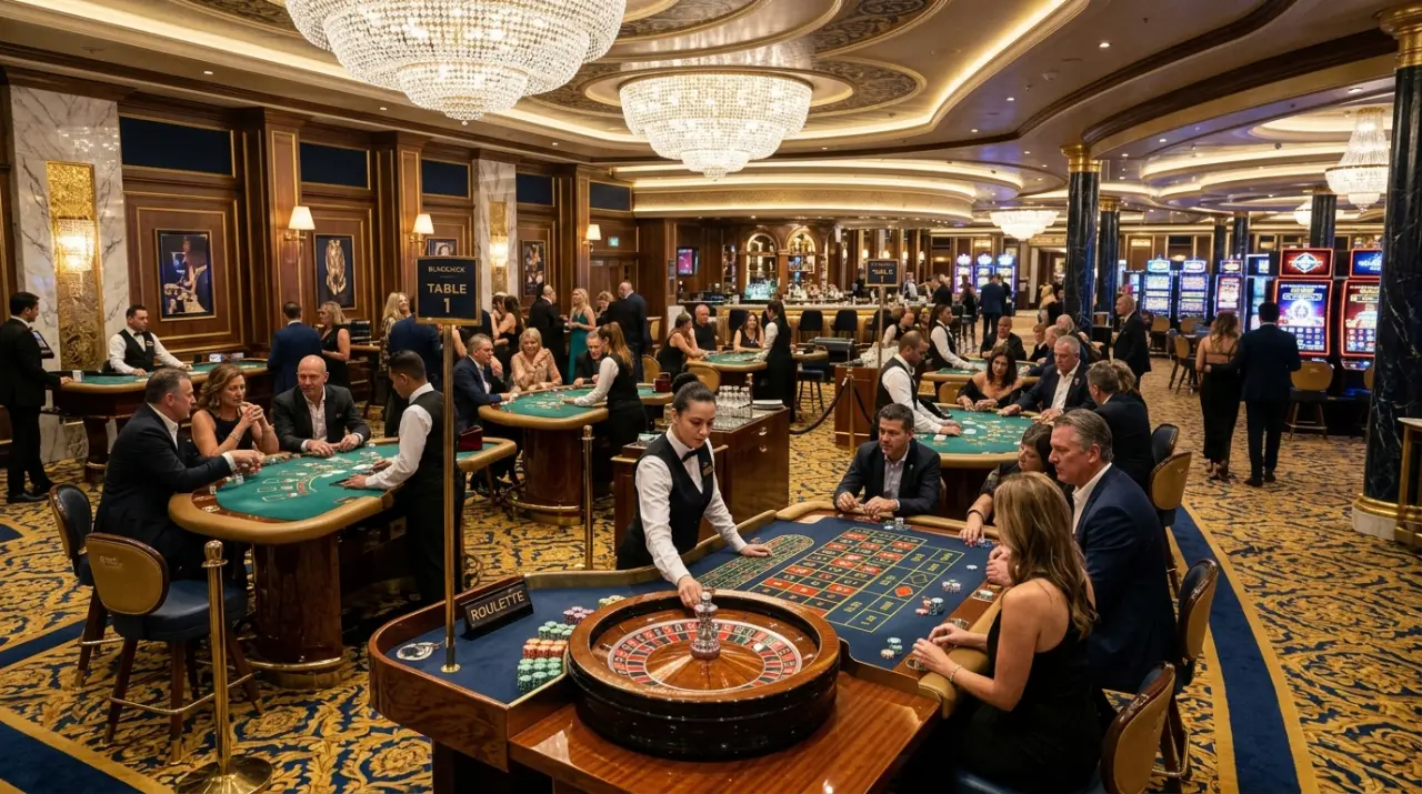 Interior del Signature Casino en MSC World Europa